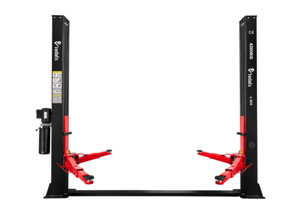 Dizalica dvostubna ( dva stuba ) dizalica,simetrične ruke elektro-hidraulična max visina podizanja 1910 mm polu automatska nosivosti 4200Kg ( 4.2 t ) L-205 REDATS