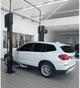 Dizalica dvostubna, elektro-mehanička sa dva sinhronizovana motora nosivosti 3500 kg  max visina 2010 mm KPX35EV RAVAGLIOLI