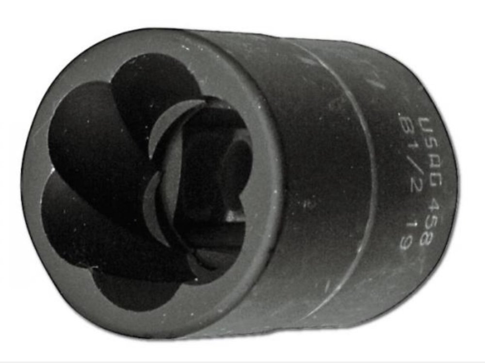 "Izvlakač zalomljenih matica/šrafova 19,0 mm prihvat 1/2"" 458 B USAG"